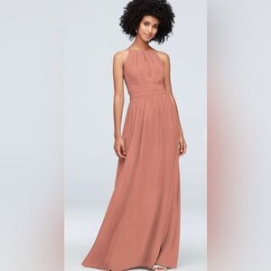 David's Bridal Terracotta Maxi Dress